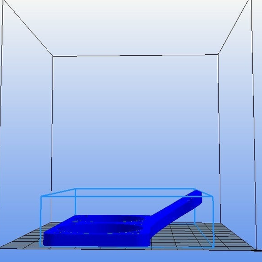Dual Fan Mount for PrintrBot Simple 1405 - 3D model önizlemesi