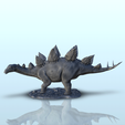 6.png Stegosaurus dinosaur (1) - High detailed Prehistoric animal HD Paleoart
