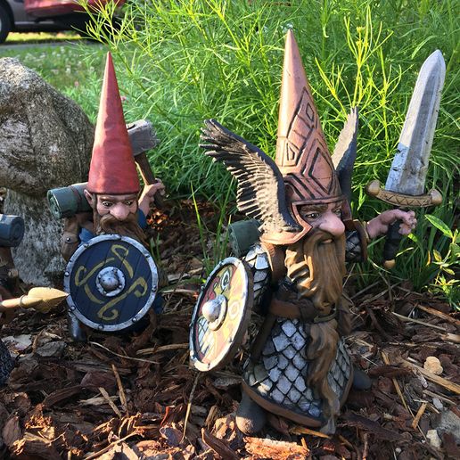 Photo Jun 15, 7 40 50 AM (1).jpg Guardin' Gnomes, Fantasy Garden Gnome Warriors
