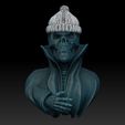 Shop2.jpg Lamp for the wall Skull with woolly hat Eyes closed