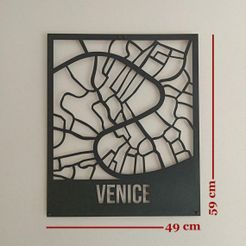 VENICE.jpg Venice wall decor 3d and laser cut