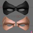 21.jpg Robin Eyes Mask - TITANS season 3 - DC comics Cosplay 3D print model
