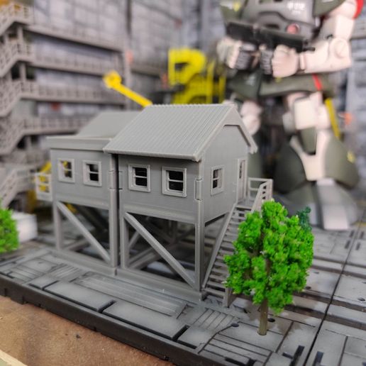 Small watch post for Gundam Diorama
