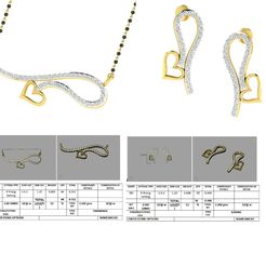 TAN12-D.jpg pendant and earrings set 3dm and stl