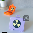7.png Nuke Briefcase Clicker Toy / Easy to Print / 3MF Included
