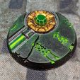 5_Green_1_Crystal_32mm.jpg NECRON ANCIENT TOMB WORLD BASES - 120x92MM OVAL