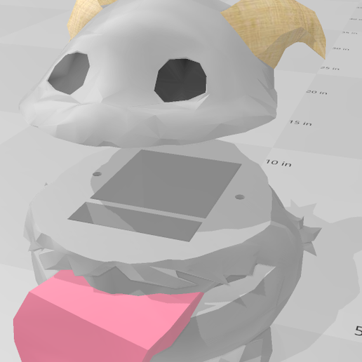 LoL Poro Deckbox for MTG Commander STL File for 3D printingCults