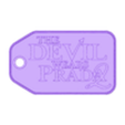 Label-Prada2-A.stl Set "Il diavolo veste Prada 2": tazza da caffè e portachiavi con occhiali, multicolore