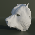 99.png Bear Face Mask - Wild Bear Cosplay 3D print model