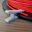 20171113_101058.jpg Free STL file Filament clip / Universal filament clip・Object to download and to 3D print