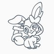 sylversubir2.jpg Sylveon Pokemon Cookie Cutter Chibi Anime Free