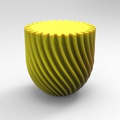 untitled.37.jpg Fichier STL vase spiralé pot à plantes échelle haute définition・Modèle pour imprimante 3D à télécharger