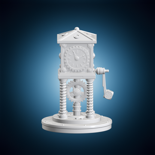 Clockwork Dice Tower 3D Print Model