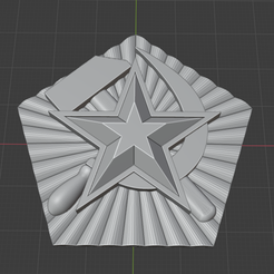 0.png Archivo STL Insignia de la estrella de la URSS・Diseño de impresión en 3D para descargar, Argon