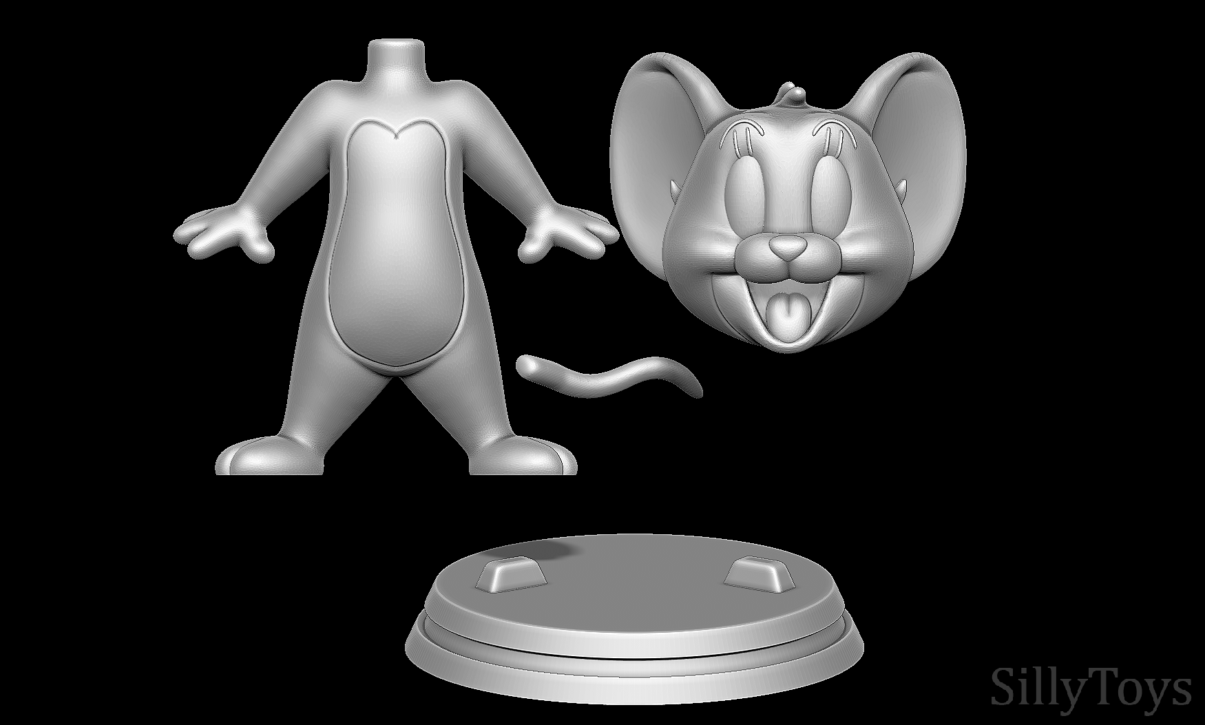 8.png STL file Tom and Jerry・3D printable design to download, SillyToys