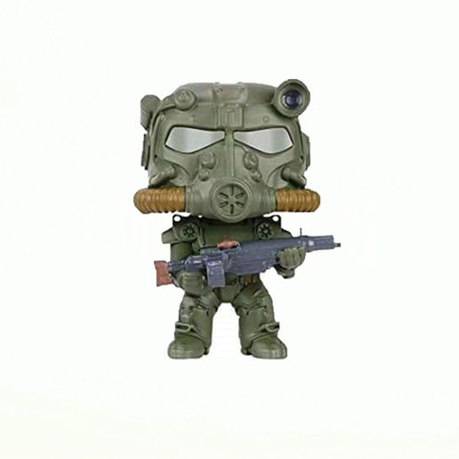 👽 FUNKO Fallout 4 Power Armor・Free STL File for ・Cults