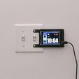 2199502153817623f540d6025e03480a_display_large.JPG Бесплатный STL файл PyPortal Wall Mount・Шаблон для 3D-печати для загрузки