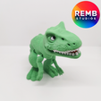 Trex-Remb-Studios-4.png Динозавр Flexi T-Rex | Articulated Trex NO support