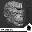 7.png Hulk Zombie head for 6 inch Action Figures