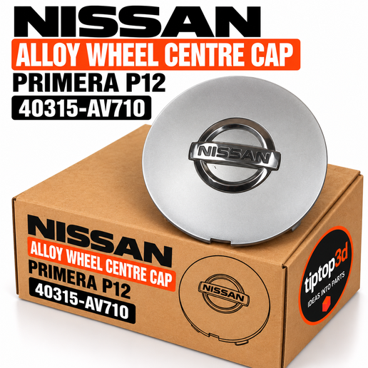 Nissan Primera P12 Alloy Wheel Centre Cap 40315-AV710 – 3D Printable Replacement Part