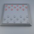 17.jpg Checkers Board Game 3D Print Model