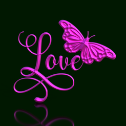 Love-Mariposa.png Wings of Inspiration: Italic 'Love' -Butterfly