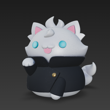Satoru Gojo cat - Jujutsu Kaisen - STL