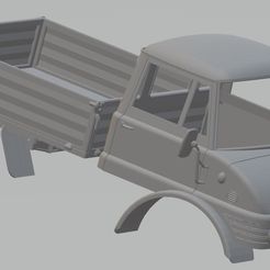 foto 1.jpg STL file Mercedes Unimog 406 Printable Truck・3D printer model to download