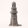 8.jpg STL file Medieval Lighthouse・3D printer model to download
