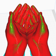 Hand-no-Pot.png STL file Hand pot planter・3D print model to download