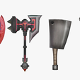 11.png 20 STYLIZED AXE MODELS PACK 1 - LOW POLY