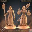 Base size: 25mm PRE-SUPPORTED Nr: 22-07-(09-10) Werewolf Sorceress (Two models)