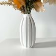 untitled-2124.jpg The Akin Vase, Modern and Unique Home Decor for Dried and Preserved Flower Arrangement  | STL File