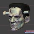 frankenstein_cosplay_mask_3dprint_file_02.jpg Frankenstein Cosplay Mask - Monster Halloween Helmet