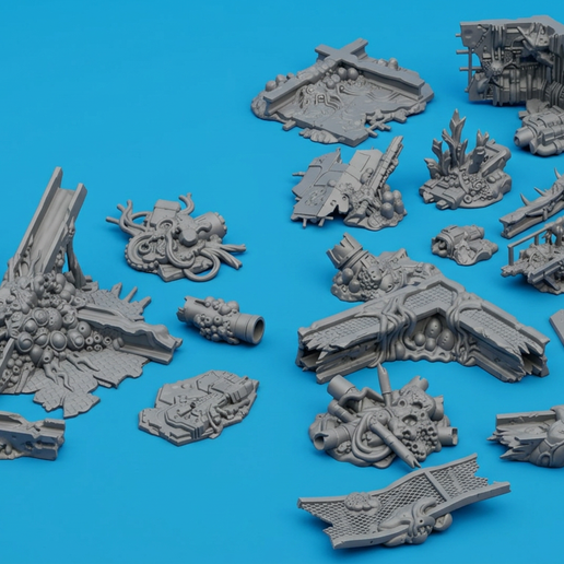 Alien Infestation Basing Bits & Scatter