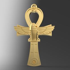 horus_pd_toucan.42.jpg STL file PENDANT HORUS 40x27,3mm・3D printable model to download