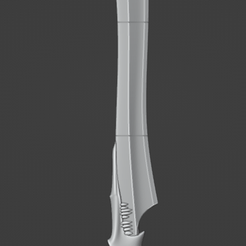 Full-Sword.png Fichier STL Épée grise à mâchoires・Modèle imprimable en 3D à télécharger