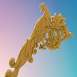 1.png Firebird on a branch,3D MODEL STL FILE FOR CNC ROUTER LASER & 3D PRINTER