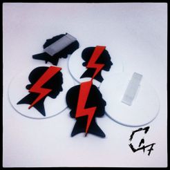 strajk kobiet badge.jpg Free STL file 'Strajk Kobiet' badges・3D printable model to download