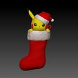 ZBrush-Document.jpg Pokémon Christmas Stocking Pack – Pikachu, Psyduck & Eevee STL