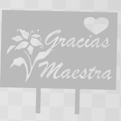 gracias-maestra1.png Thank you Maestra cake topper