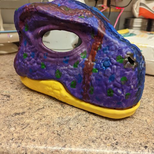 Descargar archivo STL Raptor dino mask • Objeto imprimible en 3D ・ Cults
