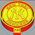 new_york_yankees_sliced.png New York Yankees Freshie Mold - 3D Model Mold Box for Silicone Freshie Moulds