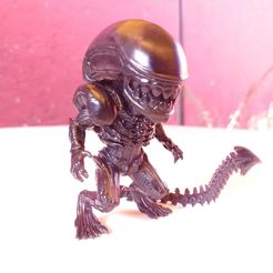 01.jpg STL file xenomorph Chibi - Alien・Design to download and 3D print