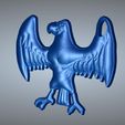 keychain-04art-stl-02.jpg keychain eagle  keyring trinket neck pendant key-keeper keychain-04art 3d-print and cnc