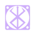 fangrillberserk40mm.stl Fan Grill 40mm Berserk - PC/3D Printer Mod