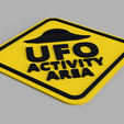 1.png Area Of Extraterrestrial Activity UFO UFO UFO Alien Logo Wall Poster