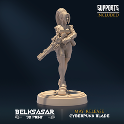 01.png STL file Neon Outlaw C Nude・Model to download and 3D print