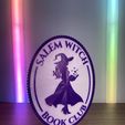 IMG_6086.jpeg Salem Witch Book Club Frame – Light-Up Witchy Shelf & Wall Decor