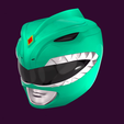 3.png New Sculpt Mighty Morphin Power Rangers Green Ranger Helmet 3D File